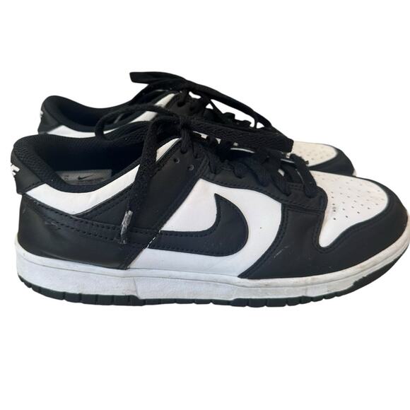 Nike Dunk Low Retro White Black Panda Casual Athletic Shoes Skate Size 7 - Picture 7 of 7